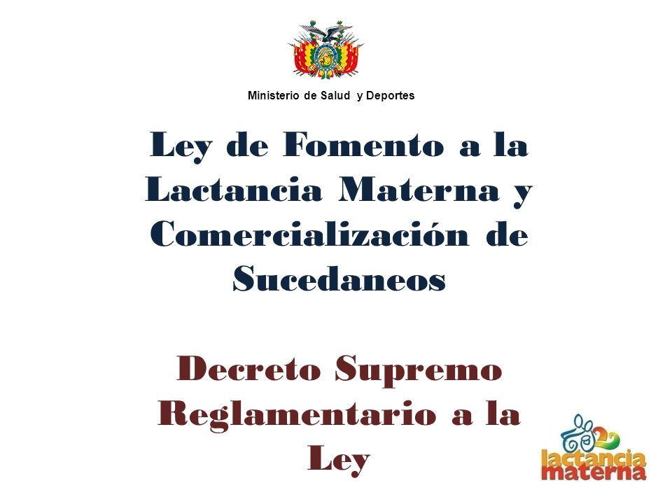 lactancia materna en bolivia ministerio de salud